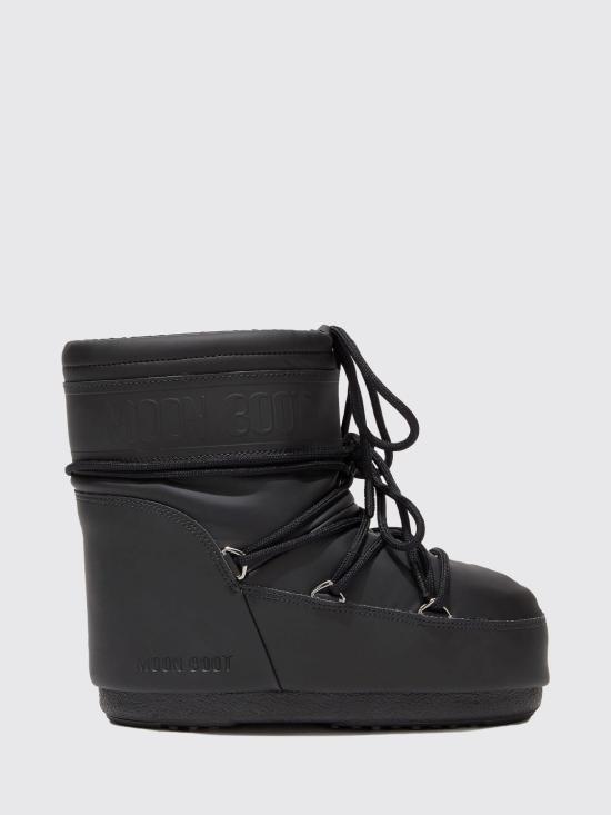 26FW 문부츠 아이콘 나일론 로우 부츠 80D1409380 N001 Black