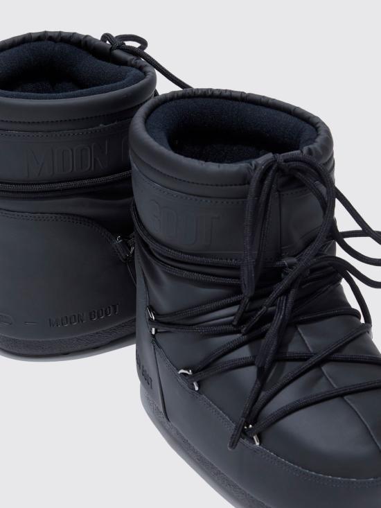 26FW 문부츠 아이콘 나일론 로우 부츠 80D1409380 N001 Black - MOON BOOT