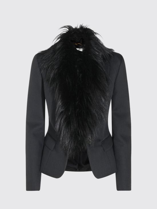 26FW 엘리자베타프랜치 자켓 GI28967E2 110 Black - ELISABETTA FRANCHI