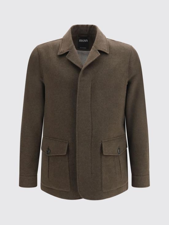 26FW 에르메네질도제냐 코트 RUIT63A4I248V99R 001 Olive - ERMENEGILDO ZEGNA