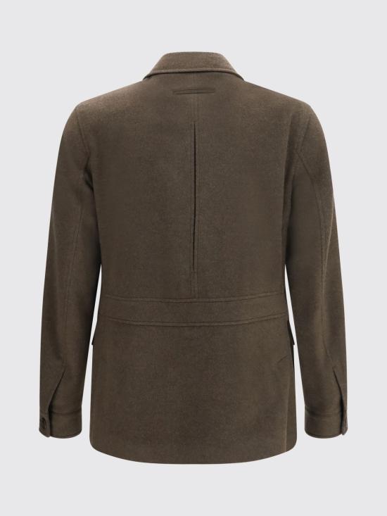 26FW 에르메네질도제냐 코트 RUIT63A4I248V99R 001 Olive - ERMENEGILDO ZEGNA