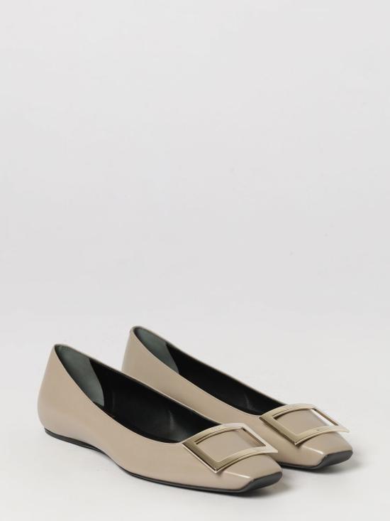 26FW 로저비비에 플랫 슈즈 RVW40415280BSS C415 Dove Grey - ROGER VIVIER