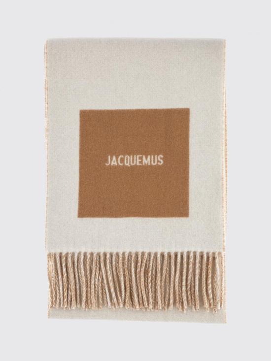 26FW 자크뮈스 롱드 카레 울 머플러 ACU00579AOT4044 015 Beige