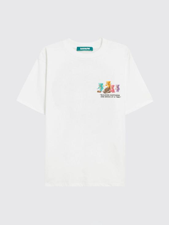 26FW 바로우 반팔 티셔츠 F6BWUATH062 002 White - BARROW