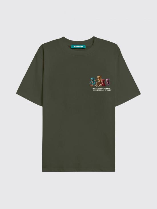26FW 바로우 반팔 티셔츠 F6BWUATH062 082 Military - BARROW