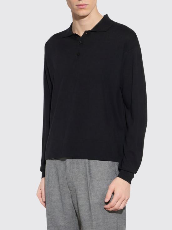 26FW 파올로 페코라 폴로 티셔츠 A044F009 9000 Black
