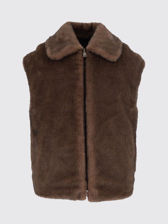 26FW 세인트바쓰 코트 HES004 01000M Brown - MC2 SAINT BARTH