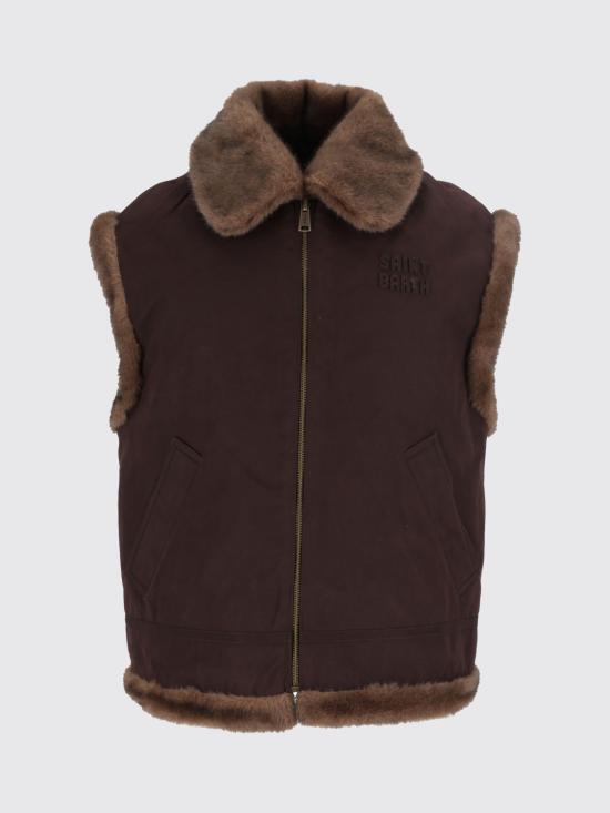26FW 세인트바쓰 코트 HES004 01000M Brown - MC2 SAINT BARTH