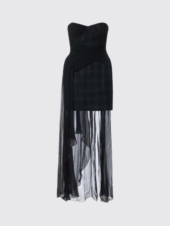 26FW 엘리자베타프랜치 롱 원피스 AB99967E2 110 Black - ELISABETTA FRANCHI
