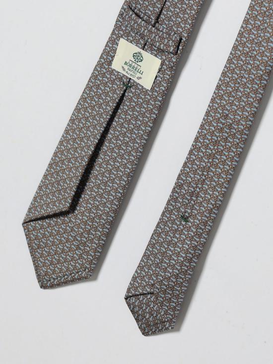 26FW 루이지 보렐리 넥타이 LC75CR621154 06 Gnawed Blue - LUIGI BORRELLI