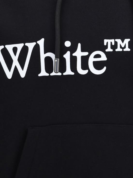 26FW 오프화이트 긴팔 티셔츠 OMBB12NF26FLE00900 001 Black - OFF WHITE