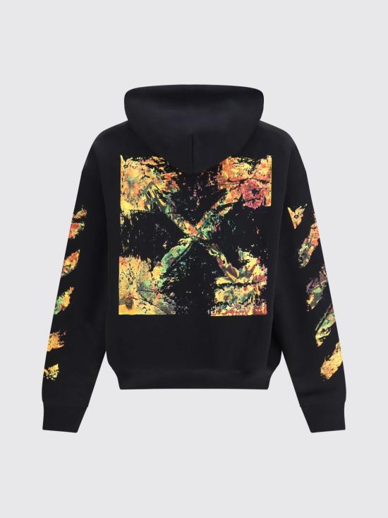26FW 오프화이트 긴팔 티셔츠 OMBB085F26FLE00400 001 Black - OFF WHITE