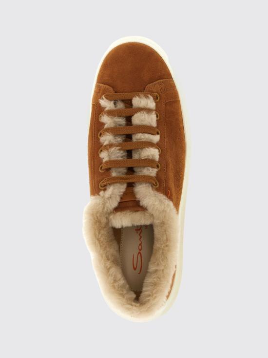 26FW 산토니 스니커즈 WBCD61524BARPTOY C40 Brown - SANTONI