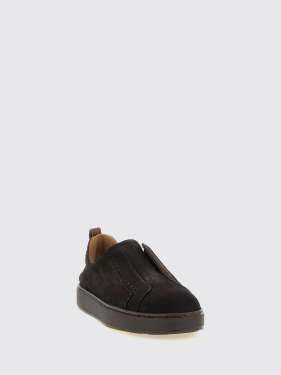 26FW 산토니 스니커즈 MBCD22222SMOKEMUT60 T60 Brown - SANTONI