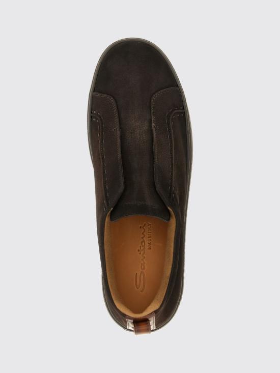 26FW 산토니 스니커즈 MBCD22222SMOKEMUT60 T60 Brown - SANTONI