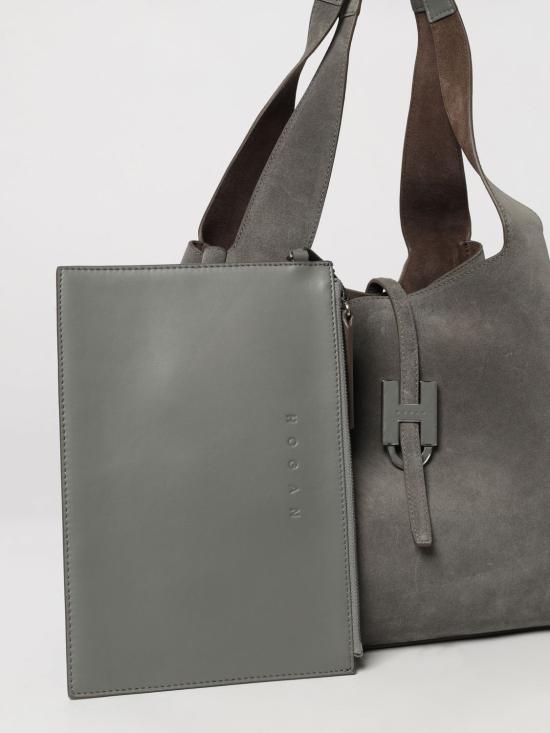 26FW 호간 숄더백 KBW01XA1300UGM B401 Grey - HOGAN