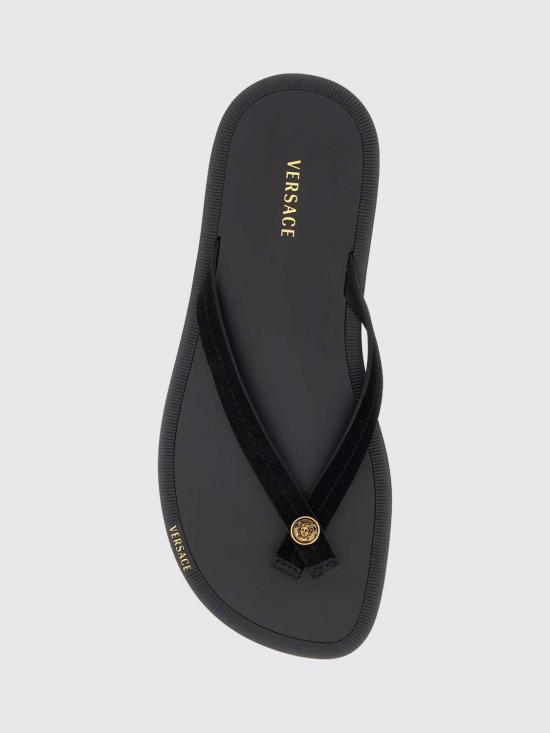 26FW 베르사체 뮬/슬리퍼 10252831A18563 1B55J Black - VERSACE