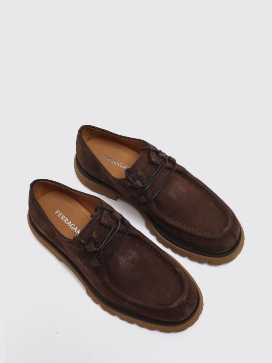 26FW 살바토레 페라가모 로퍼 02B071797149 004 Dark - SALVATORE FERRAGAMO