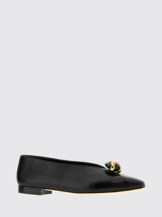 26FW 지미추 플랫 슈즈 MARGOTFLATEPF BLACK CLOVER - JIMMY CHOO
