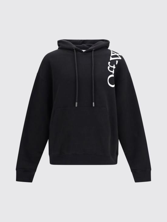 26FW 오프화이트 긴팔 티셔츠 OMBB085F26FLE00O00 001 Black - OFF WHITE