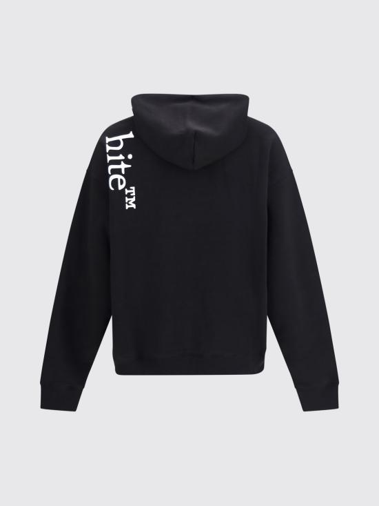 26FW 오프화이트 긴팔 티셔츠 OMBB085F26FLE00O00 001 Black - OFF WHITE