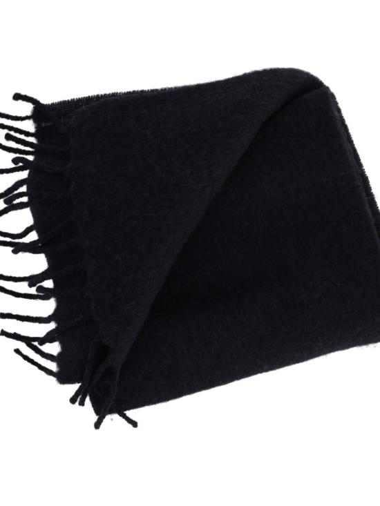 26FW 메종키츠네 베이비 알파카 스카프 LM06206WA0022P199 Black - MAISON KITSUNE