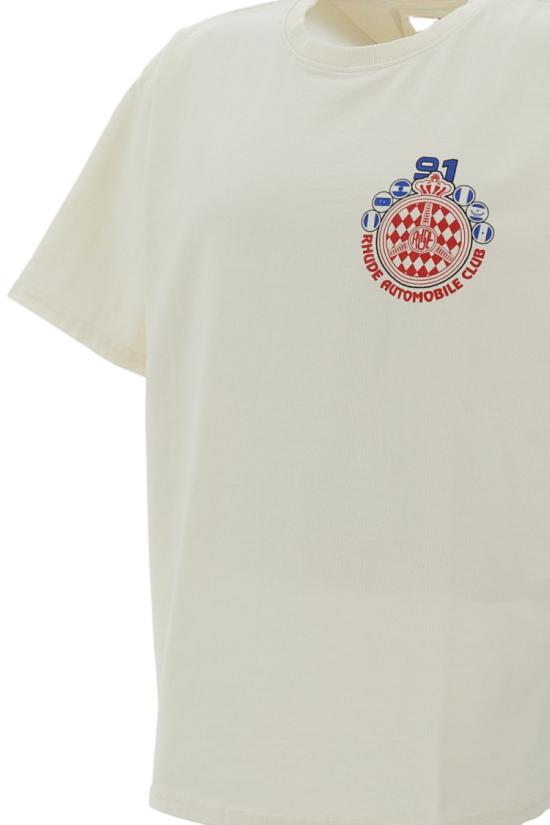 26FW 루드 반팔 티셔츠 RHFW26TT070128607 White - RHUDE