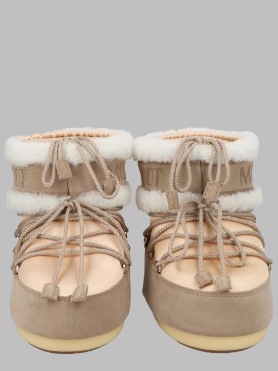 26FW 문부츠 아이콘 나일론 로우 부츠 80D1409910 JL01 BEIGE - MOON BOOT