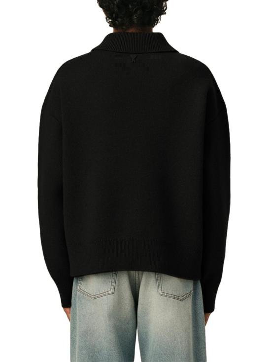 26FW 아미 가디건 HKC923 KN0192001 BLACK - AMI
