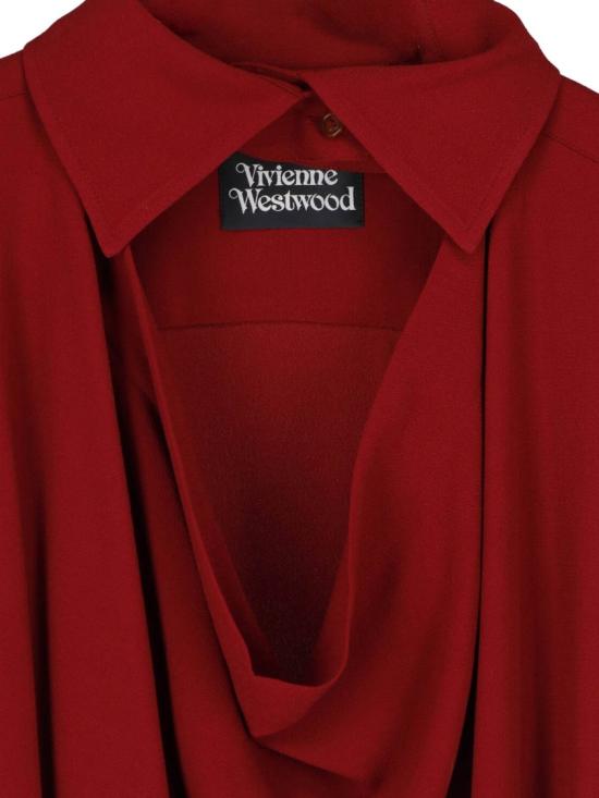 26FW 비비안웨스트우드 원피스 110103FV W01NNH411 Burgundy - VIVIENNE WESTWOOD