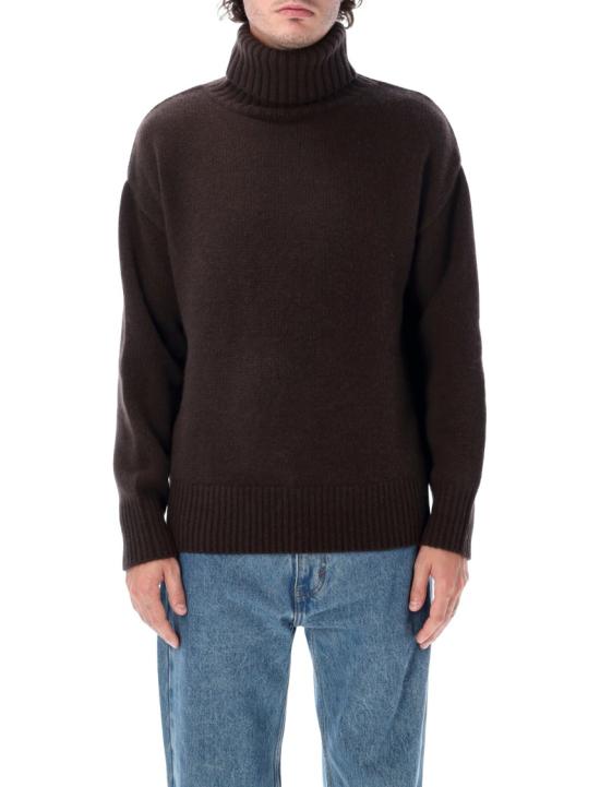 26FW 익스트림캐시미어 니트웨어 OVERSIZEXTRADARK BROWN Black