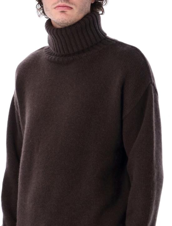 26FW 익스트림캐시미어 니트웨어 OVERSIZEXTRADARK BROWN Black - EXTREME CASHMERE