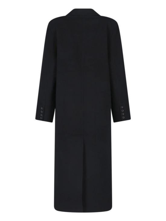 26FW 알마다 라벨 코트 4514BL Black - ALMADA LABEL