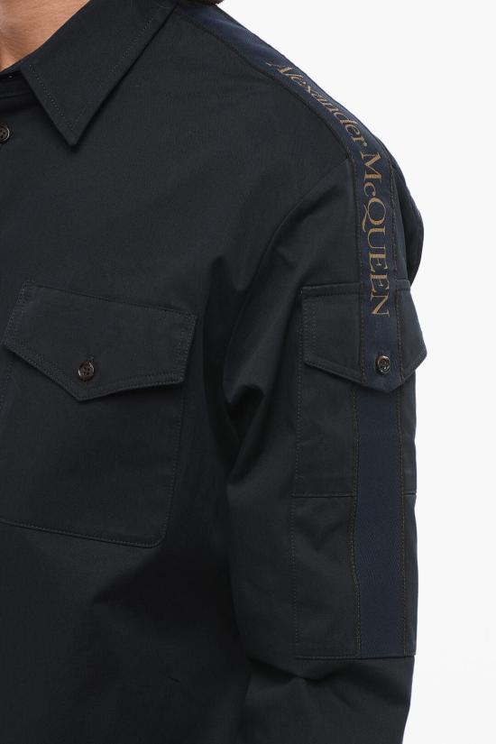  알렉산더 맥퀸 긴팔 셔츠 655486QSAA74100 Blue - ALEXANDER MCQUEEN