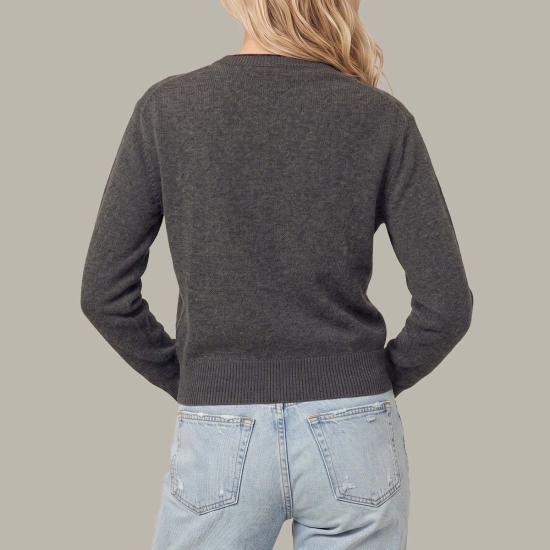  525 America 스웨터 525 아메리카 슬론 하이 브이넥 풀오버 - OTHER BRANDS