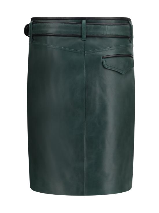 26FW 마르니 스커트 GOMX0872QUULA770 00V98 GREEN - MARNI
