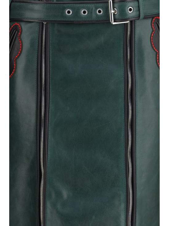 26FW 마르니 스커트 GOMX0872QUULA770 00V98 GREEN - MARNI