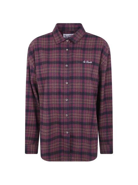 26FW 세인트바쓰 셔츠 LLU0001 00335M HK BETTER TARTAN 45 EMB