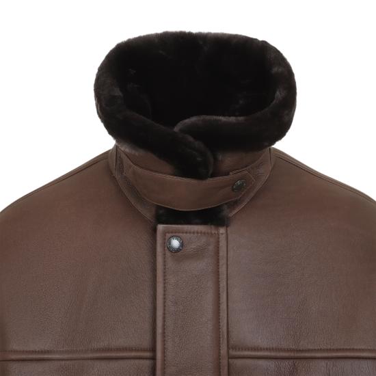 26FW 이브살로몬 봄버 자켓 27WHV61070MESO B3325 CHOCO IVORY - YVES SALOMON