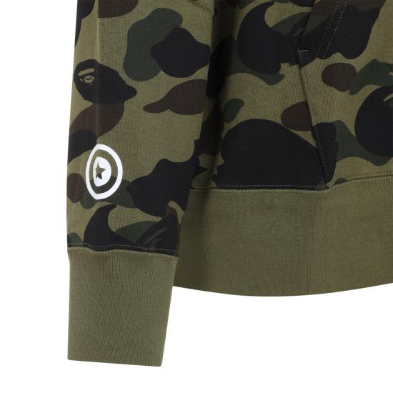 26FW 베이프 후드 티셔츠 001ZPM801012M GREEN - BAPE