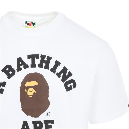 26FW 베이프 반팔 티셔츠 001TEM801001M WHITE - BAPE