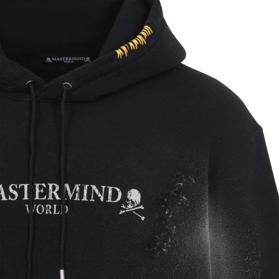 26FW 마스터마인드 후드 티셔츠 MW26SE2SW002 008 BLACK - MASTERMIND