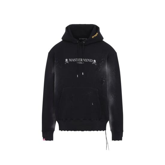 26FW 마스터마인드 후드 티셔츠 MW26SE2SW002 008 BLACK