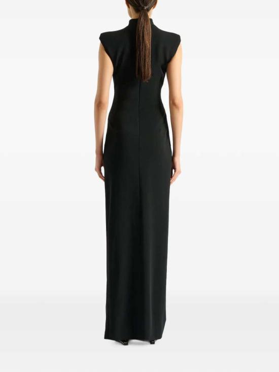 26FW 발망 롱 원피스 FF0RP900JL05 0PA NOIR - BALMAIN