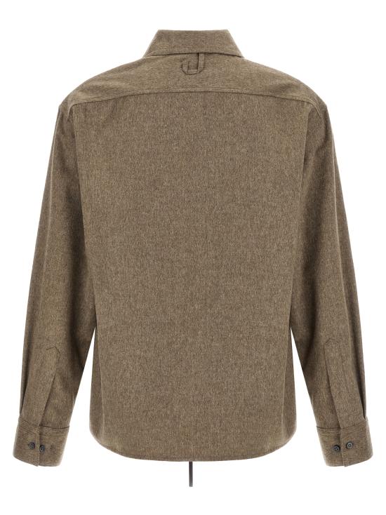 26FW 자크뮈스 긴팔 셔츠 26HSHM00644AW00862150 Beige - JACQUEMUS
