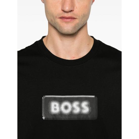26FW 보스 탑 50571286 001 BLACK - BOSS