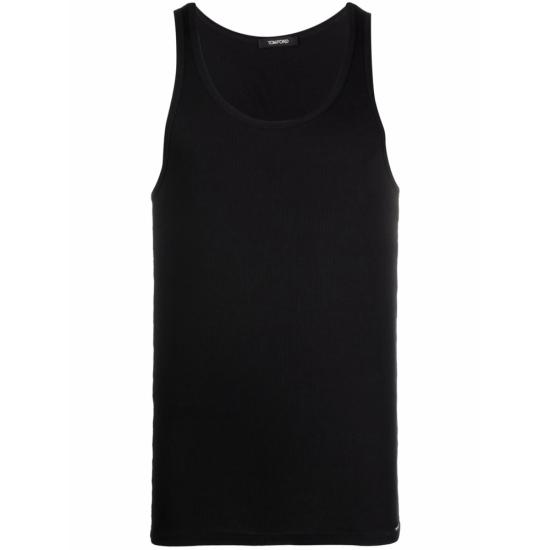 26FW 톰포드 민소매 티셔츠 T4D101210 002 BLACK