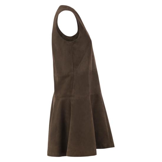 26FW 브루넬로 쿠치넬리 미디 원피스 M0CLFA5544 DARK BROWN - BRUNELLO CUCINELLI