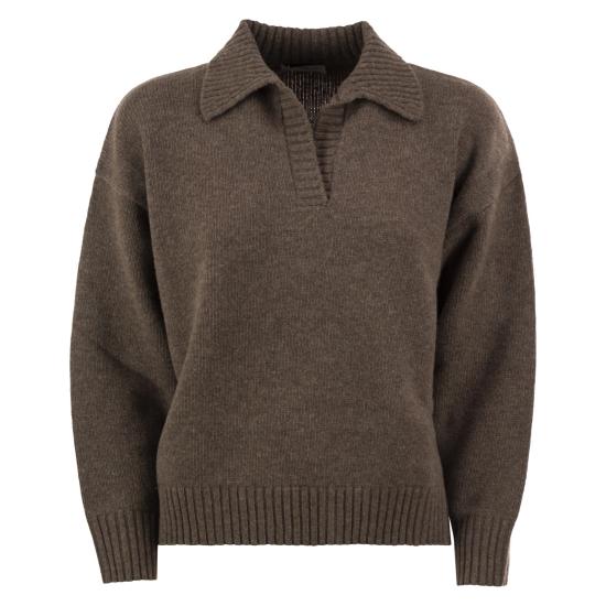 26FW 위켄드막스마라 스웨터 2625366222600 BROWN
