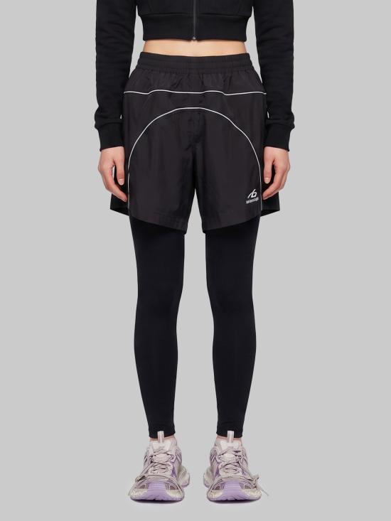 26FW 발렌시아가 숏팬츠 A002BC BLACK